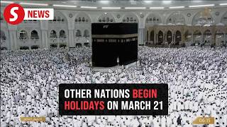 Muslims celebrate Eid al-Fitr in Gulf nations