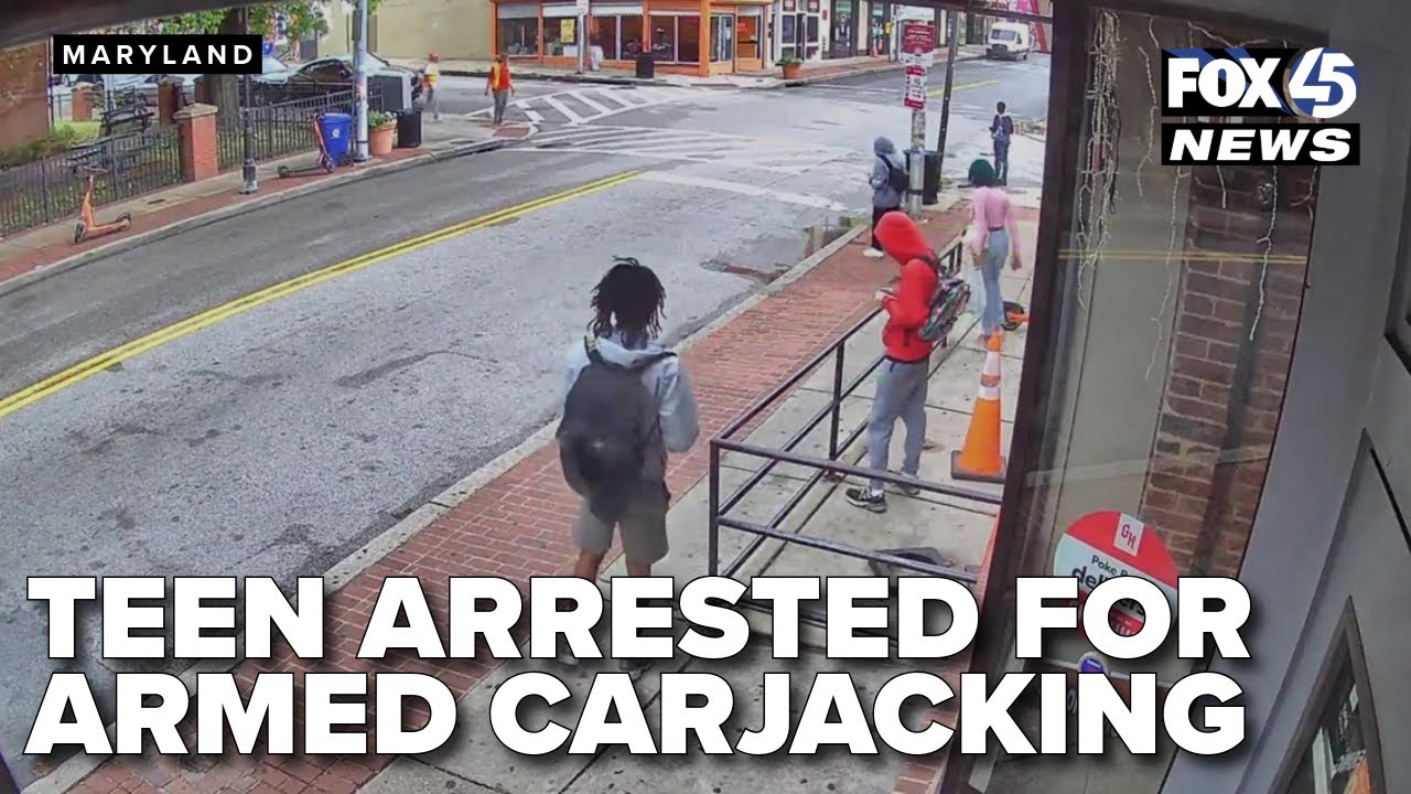 Teen arrested after armed carjacking in Federal Hill - YouTube