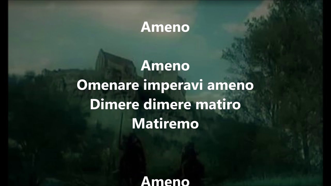 Era Ameno paroles