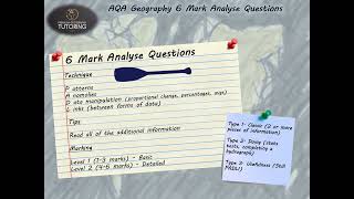 6 Mark Analyse PADL Technique AQA A Level Geography