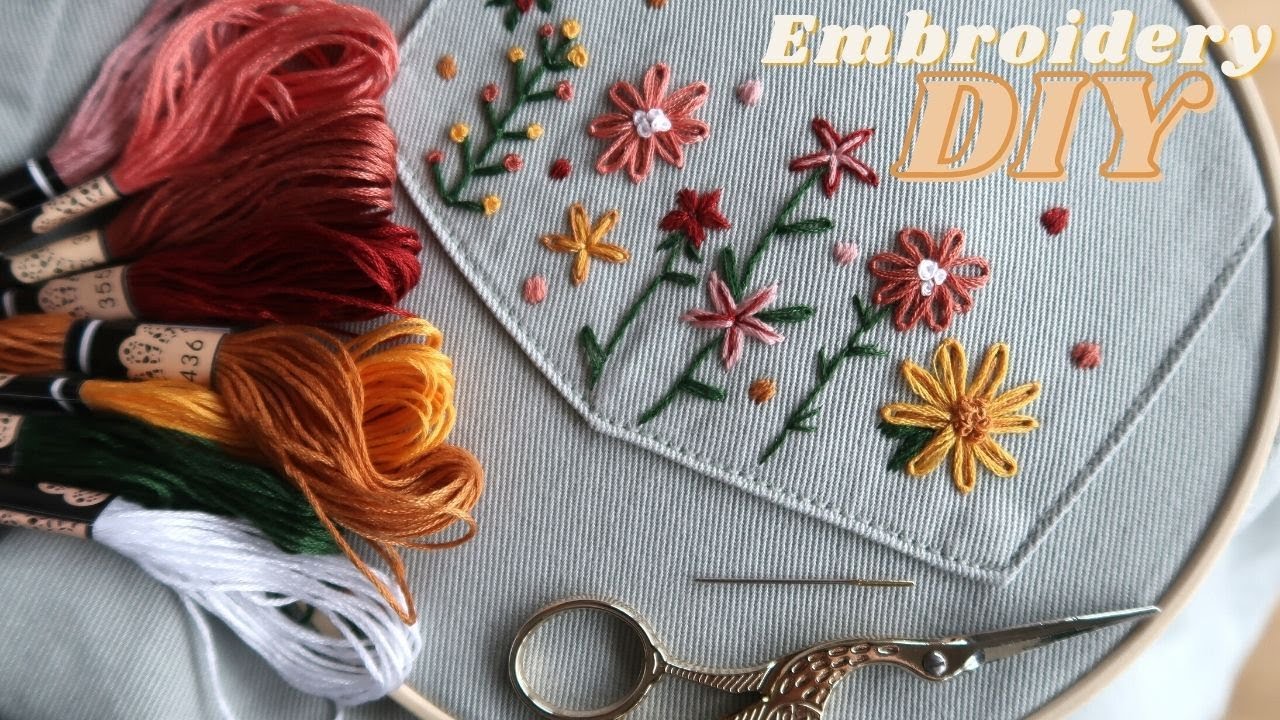 How to Embroider Clothes - Easy DIY - Crewel Ghoul