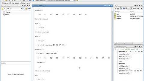 33   Calculating Mean, Median, and Standard Deviation of Data in a Vector.