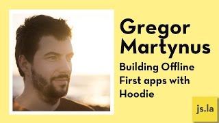 Gregor Martynus: Building Offline First apps with Hoodie | js.la March 2017 screenshot 3