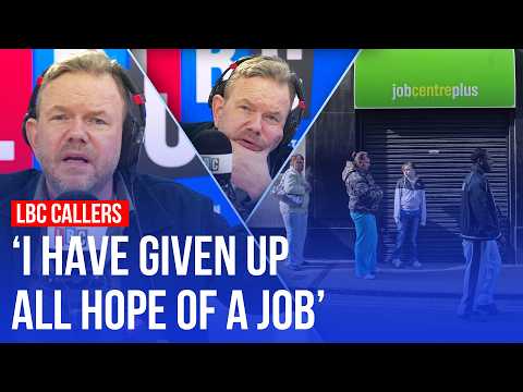 'I'm devastated,' caller tells James O'Brien as youth unemployment hits 11-year high