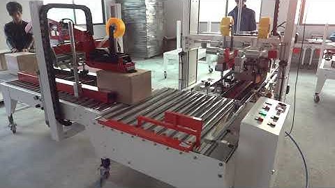 Automatic positioning, "H" type corner edge sealing machine FXJ-AT5050E + FXJ-P5050E | YUPACK