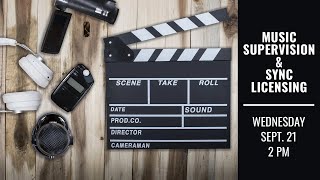 NWC Webinars: All About Music Supervision & Sync Licensing