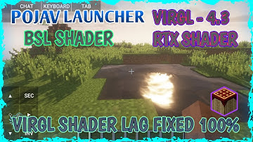 VirGl Renderer Bsl Shader In Pojav Launcher | Electro7YT