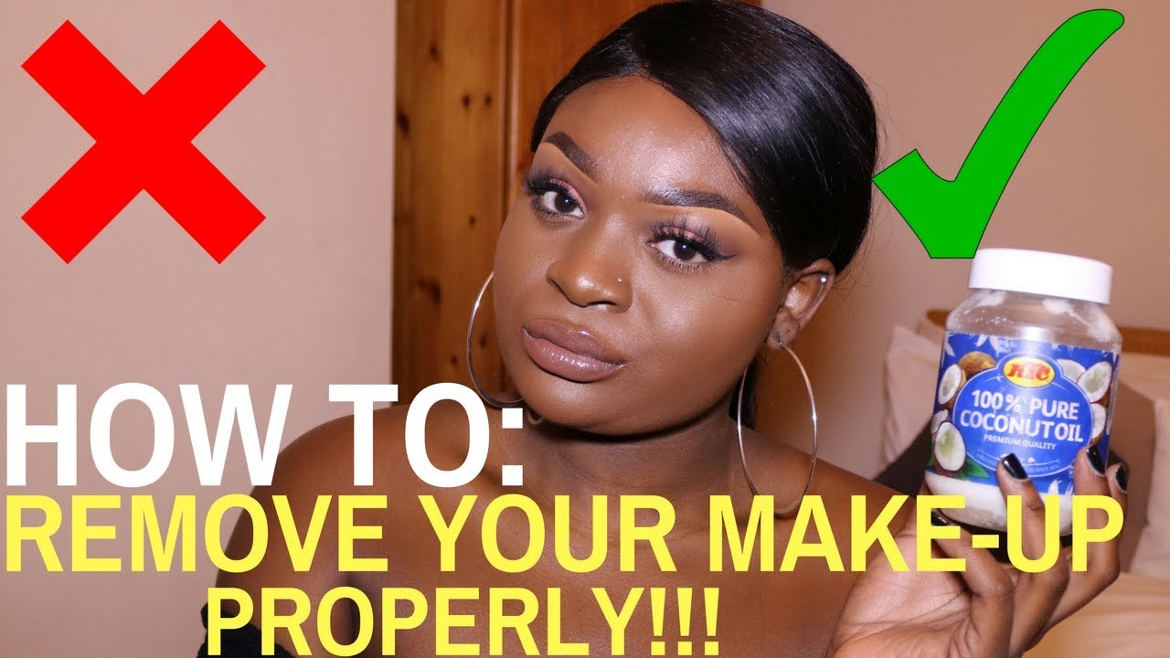 HOW TO: REMOVE YOUR MAKE-UP QUICK & EASY | WITHOUT MAKE UP REMOVER ...