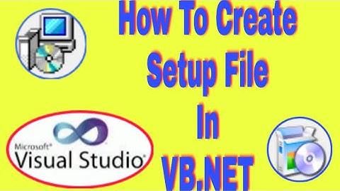 How To Create Setup File Or Application In VB.NET I Tips & Tricks In VB.NET I 2020