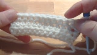 Cours de crochet numéro 7: compter les rangs en demi brides 