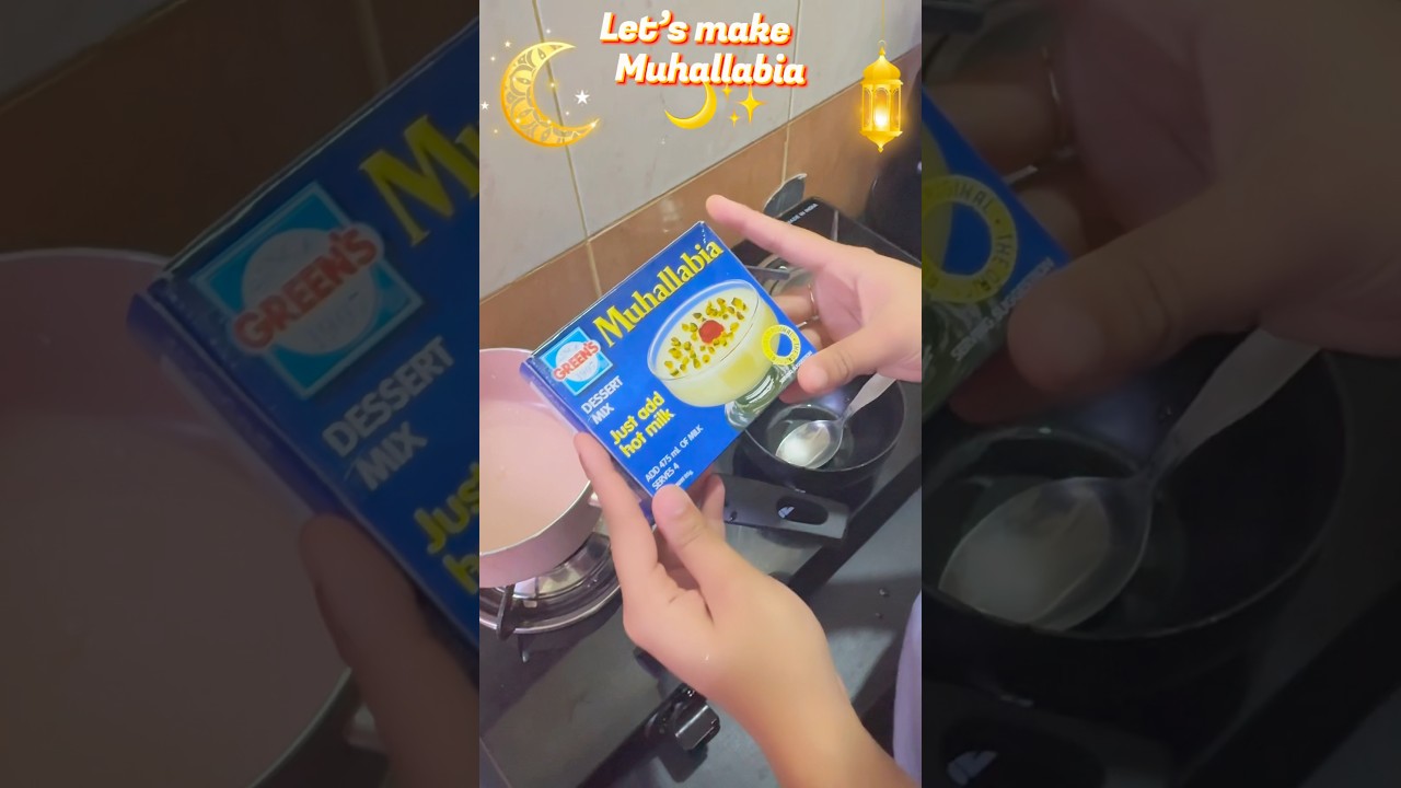 Ramadan dessert muhallabia✨🌙🍮