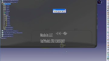 Type3 CAA V5 - Graphic radio - Text & Symbols in Catia V5