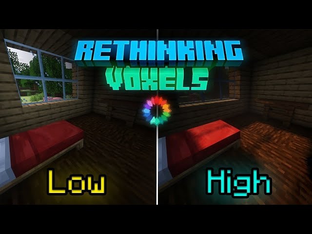 Cinematic with the Do A Barrel Roll mod (Rethinking Voxels) : r/Minecraft