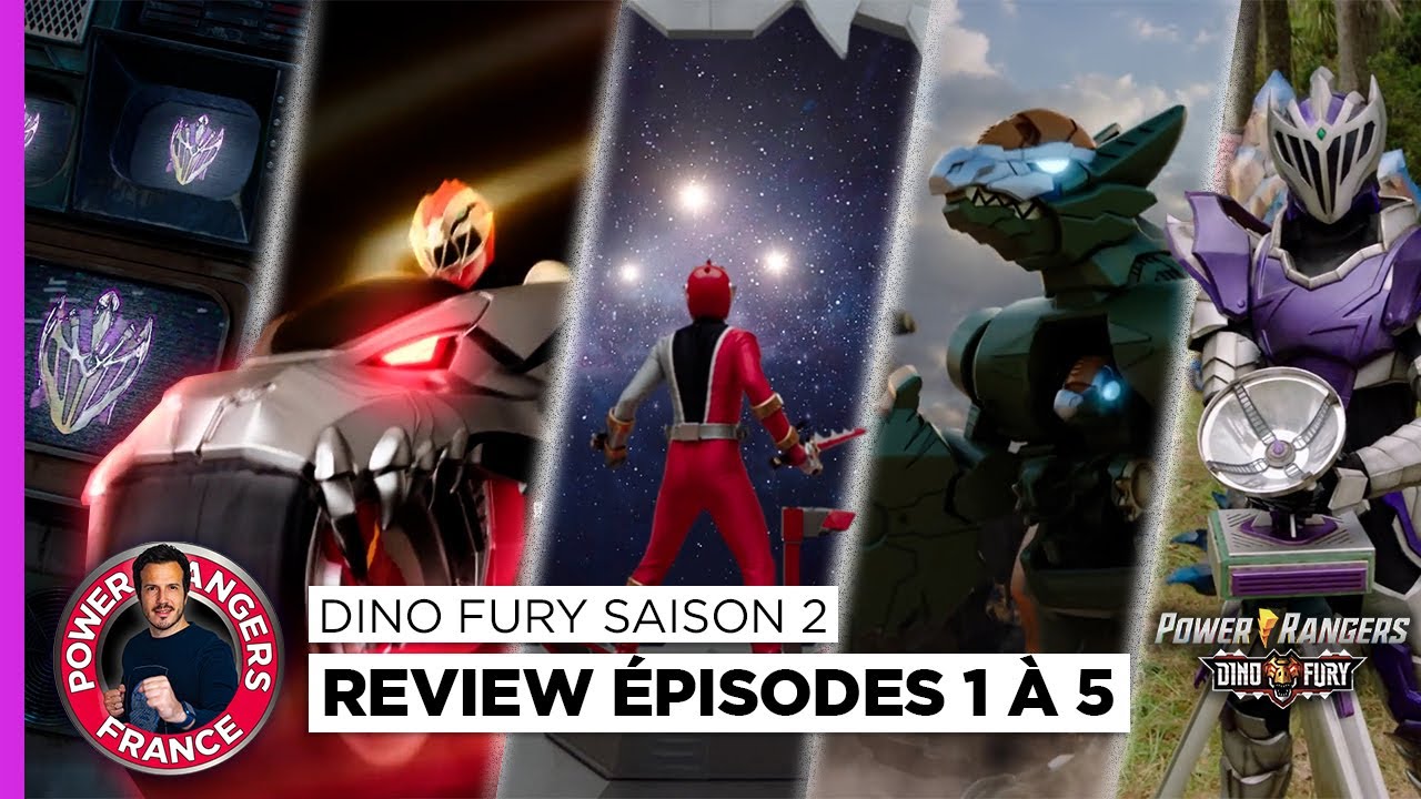Review des épisodes 1 à 5 📺 Power Rangers ⚡️ Dino Fury 🦖 Saison 2 - YouTube