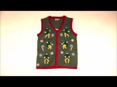 buddy the elf lighted ugly christmas sweater vest with sound by festified - Buddy The Elf Christmas Sweater buddy the elf lighted ugly christmas sweater vest with sound by festified - Buddy The Elf Christmas Sweater