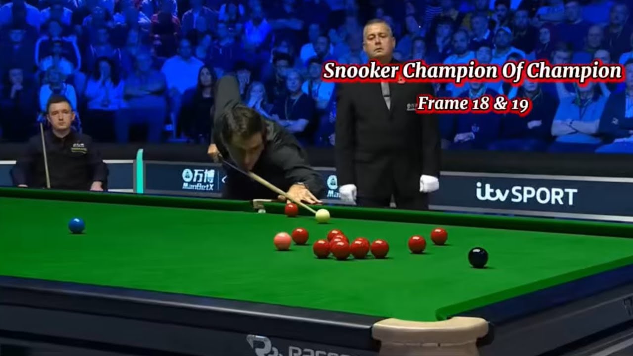 Ronnie O’Sullivan Vs Wilson ( frame 18 & 19 ). Snooker Champion of Champion.