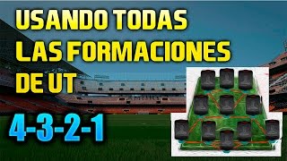 4-3-2-1 | USANDO TODAS LAS FORMACIONES DE UT | FIFA 16