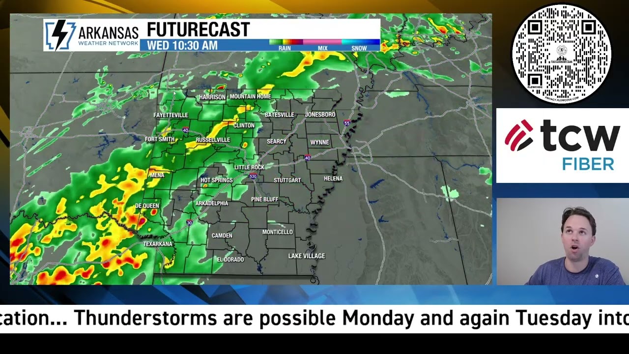 More storms Monday, Tuesday, and Wednesday!