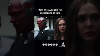 The Avengers if they ran background checks ( #shorts )