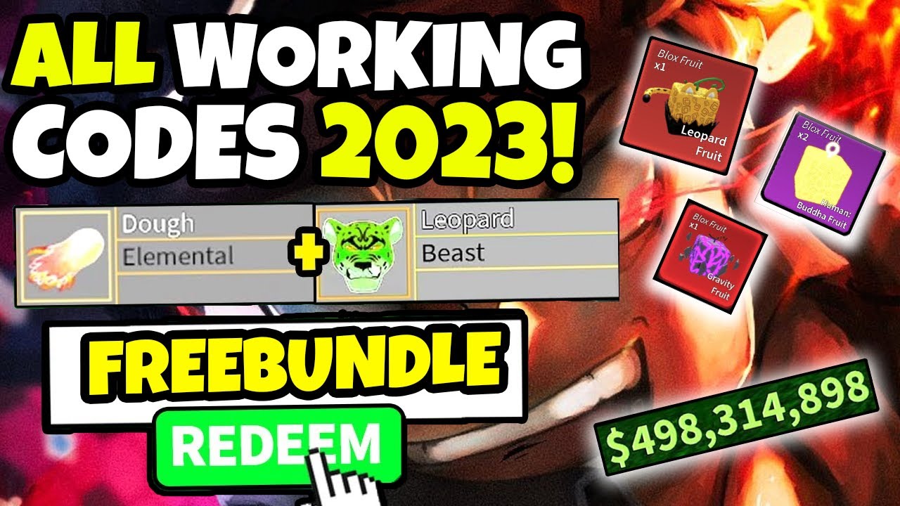 NEW* ALL WORKING CODES FOR BLOX FRUITS IN SEPTEMBER 2023! ROBLOX BLOX  FRUITS CODES 