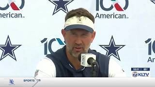 Schottenheimer speaks as Dallas Cowboys put pads for camp