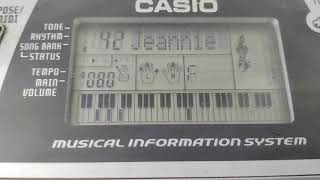 42 - Jeannie With The Light Brown Hair Casio Ctk 496 Song Bank Archive