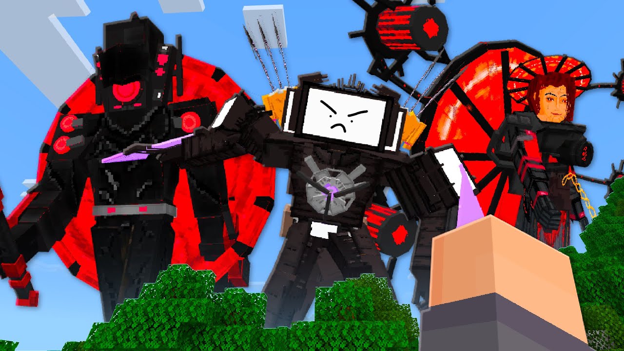 ADICIONEI NOVOS ASTRO SKIBIDIS NO MINECRAFT