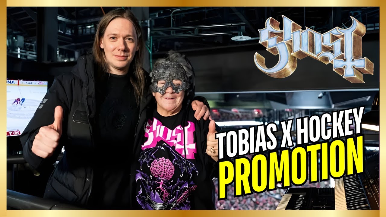 Ghost Tobias Forge hears "Mary on a Cross" at Hockey Game