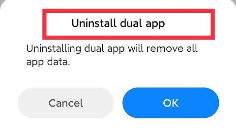 how to remove chrome dual app in mi xiaomi Redmi phone