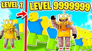 СОЗДАЛ 999.999.999 НУБОВ! 1 НУБ ПРОТИВ 1000! НУБ И ПРО ВИДЕО ROBLOX