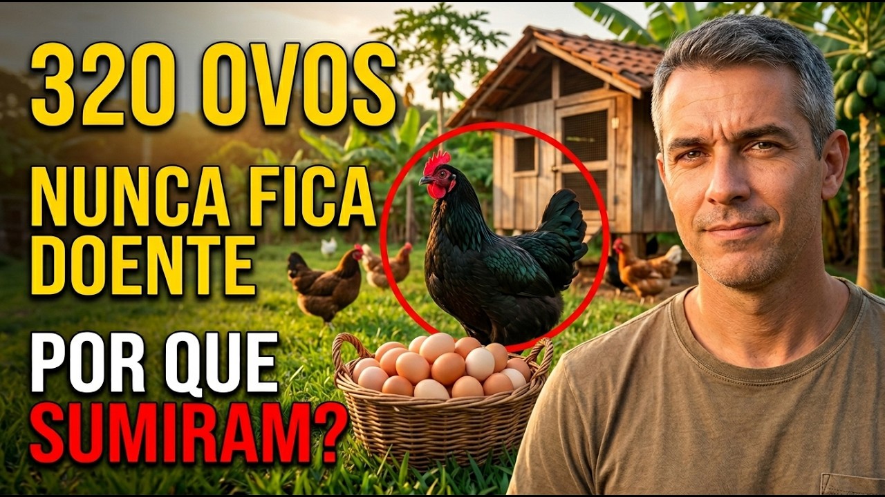 Essa Galinha Bota 320 Ovos Por Ano. Nunca Fica Doente. Por Que SUMIRAM Com Ela?