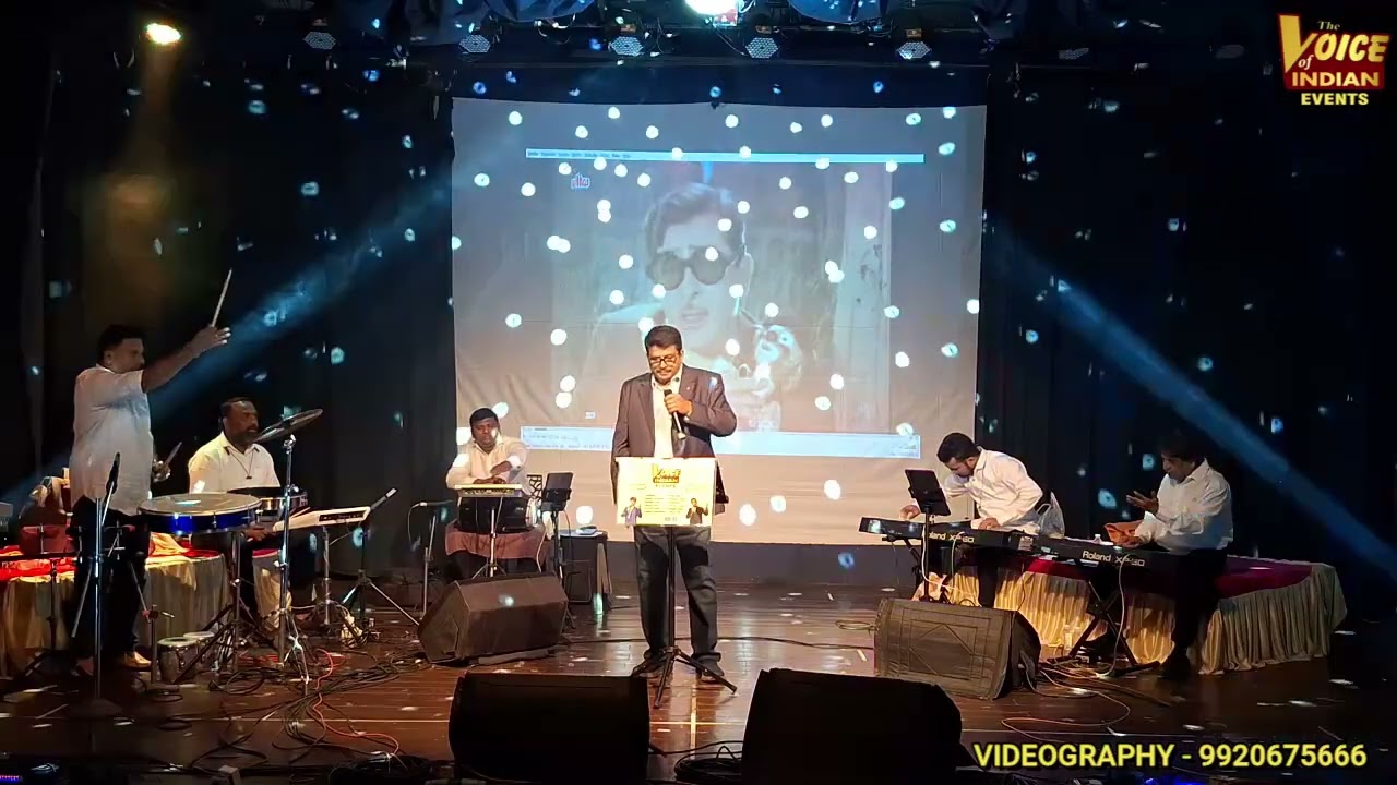 JAANE KAHAN GAYE - SUNIL DESHPANDE | RAJKAPOOR 101TH BIRTHDAY CELEBRATION | THE VOICE OF INDIAN