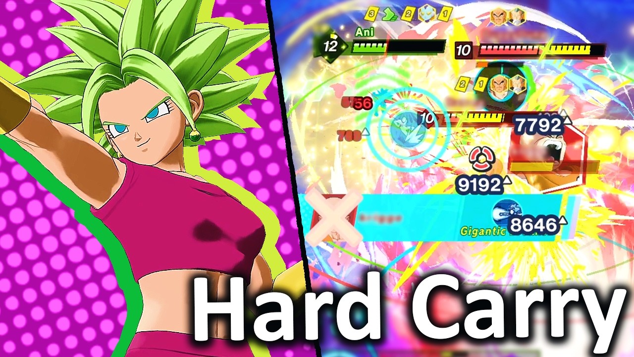 Kefla Carries The Hardest Game Ever | Dragon Ball Gekishin Squadra