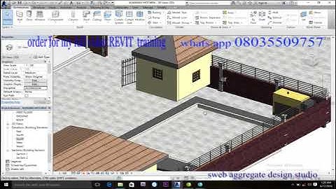 How to model Swimming pool in Revit Architecture