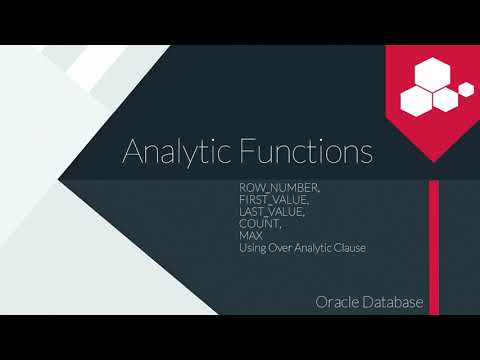 Analytic Functions using Over Analytic Clause  #1