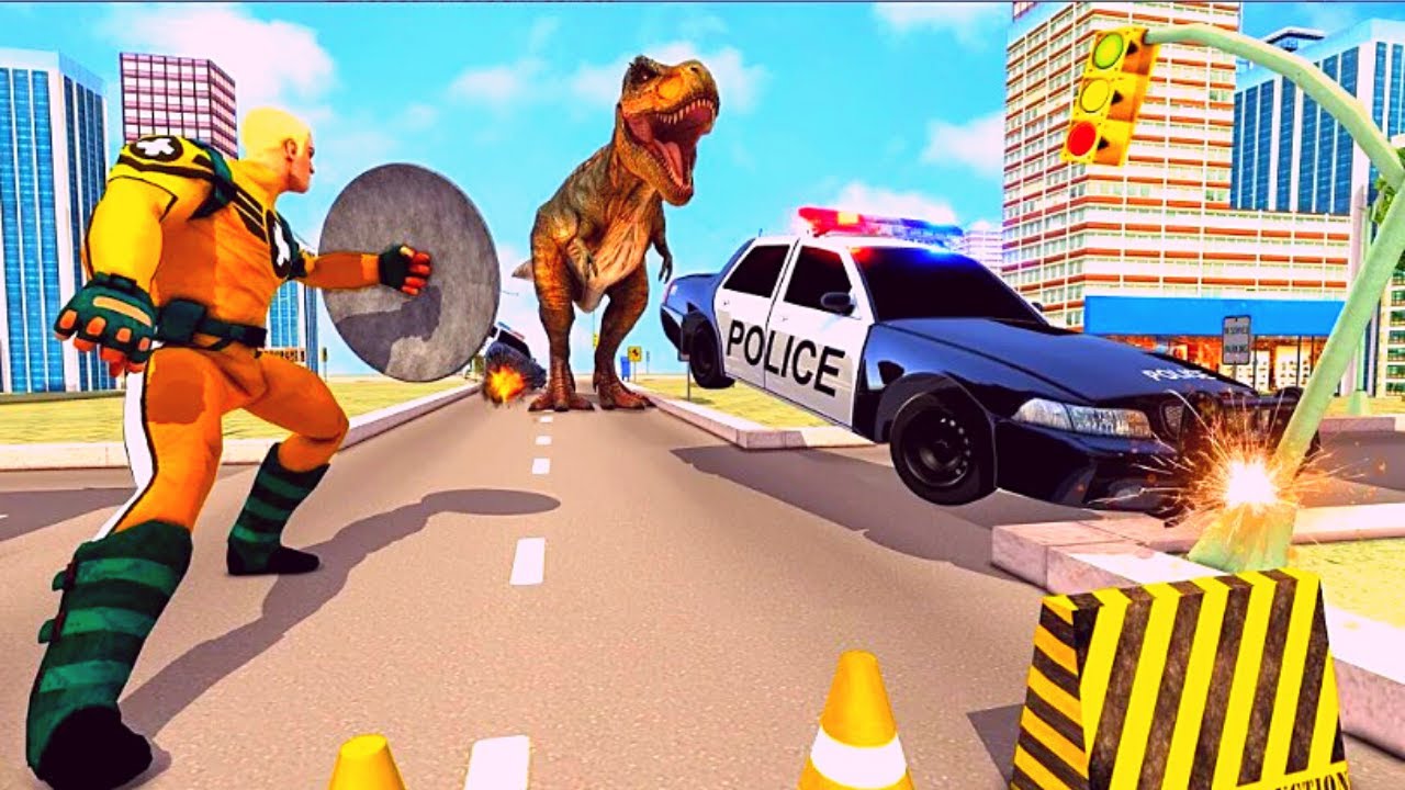 Super Captain Hero Flying Robot Rescue Mission Android Gameplay