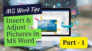 Insert & Adjust Picture in MS Word Easily | Beginner Tutorial - Part 1 #computerlearning #MSWord