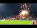 Fortuna kln vs alemannia aachen mega pyroshow der aachen ultras und feuewerk der fortuna fans