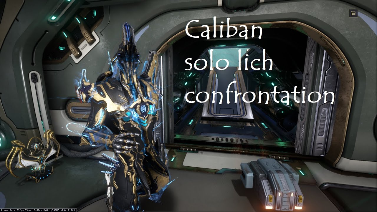 Warframe | solo lich confrontation with Caliban