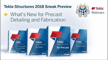 Tekla Structures 2018: What´s New for Precast Detailing and Fabrication