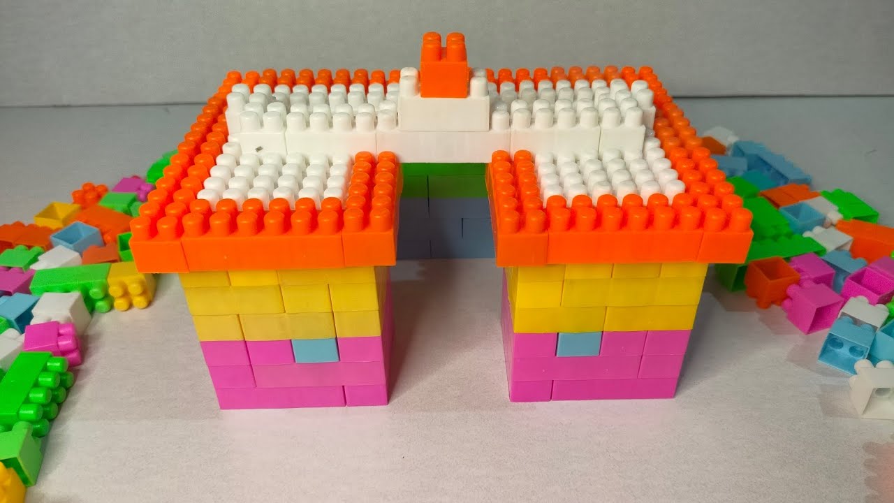 Satisfying DIY Blocks Big House/ ASMR/ Building Blocks/ Blocks Game/ Building Blocks fun 