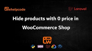 Hide Products with 0 price in WooCommerce Shop page | WooCommerce Tutorial | We Help Code
