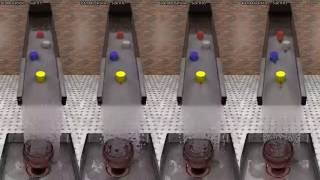 Blender Particle Fluid Particle Size Comparison 4K