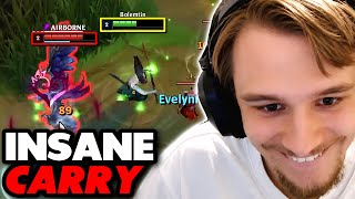 an AMAZING carry game