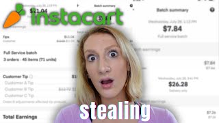 Instacart is STEALING $$$ from shoppers!