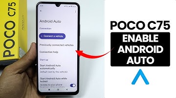 How to Enable Android Auto in Poco C75 - Setup Android Auto