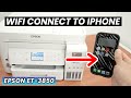 Epson ET-3850 : How to Wifi Setup With iPhone