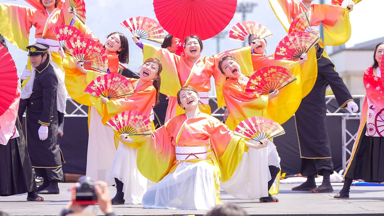 4K] JR九州櫻燕隊 かごしま春祭大ハンヤ 2025 日曜日 メイン会場