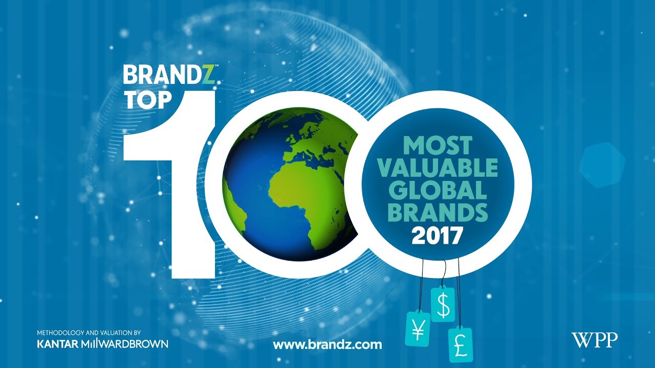 BrandZ Top 100 Most Valuable Global Brands 2017 Countdown YouTube