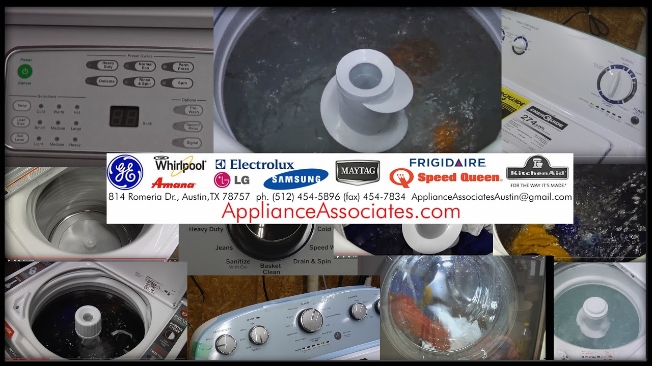 Speed Queen Washer Model TC5003WN - Testing - YouTube